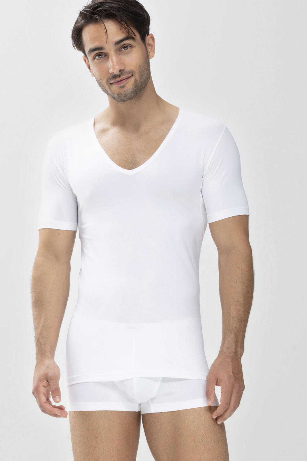 Mey. | 46082/101 v-neck wit - Afbeelding 2