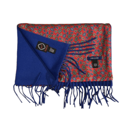 Ascot | Shawl 8150-6 rood/kobalt