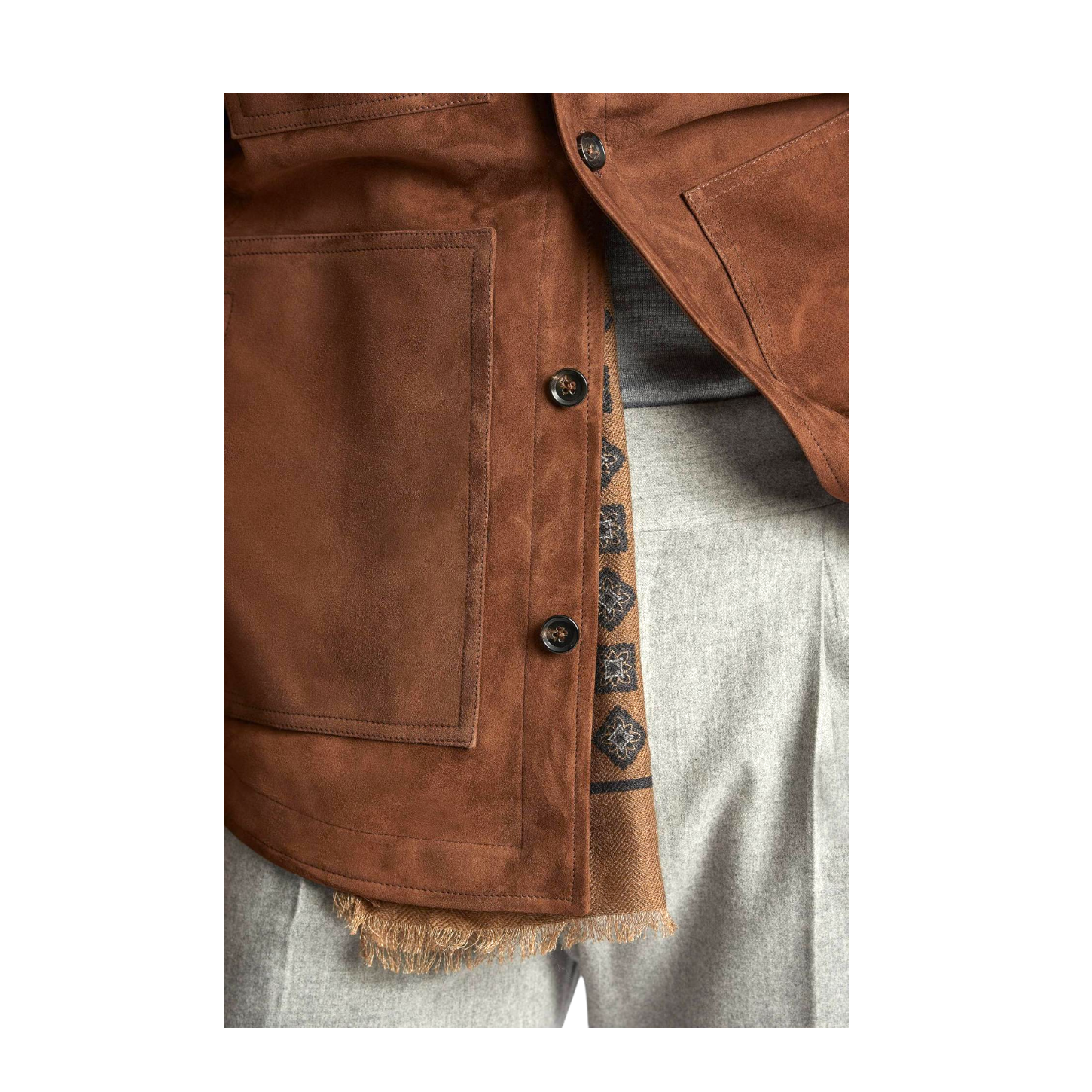 Isaia | LU 133-431 overshirt - Afbeelding 6