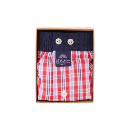 McAlson | M5314 blauw/rood ruit