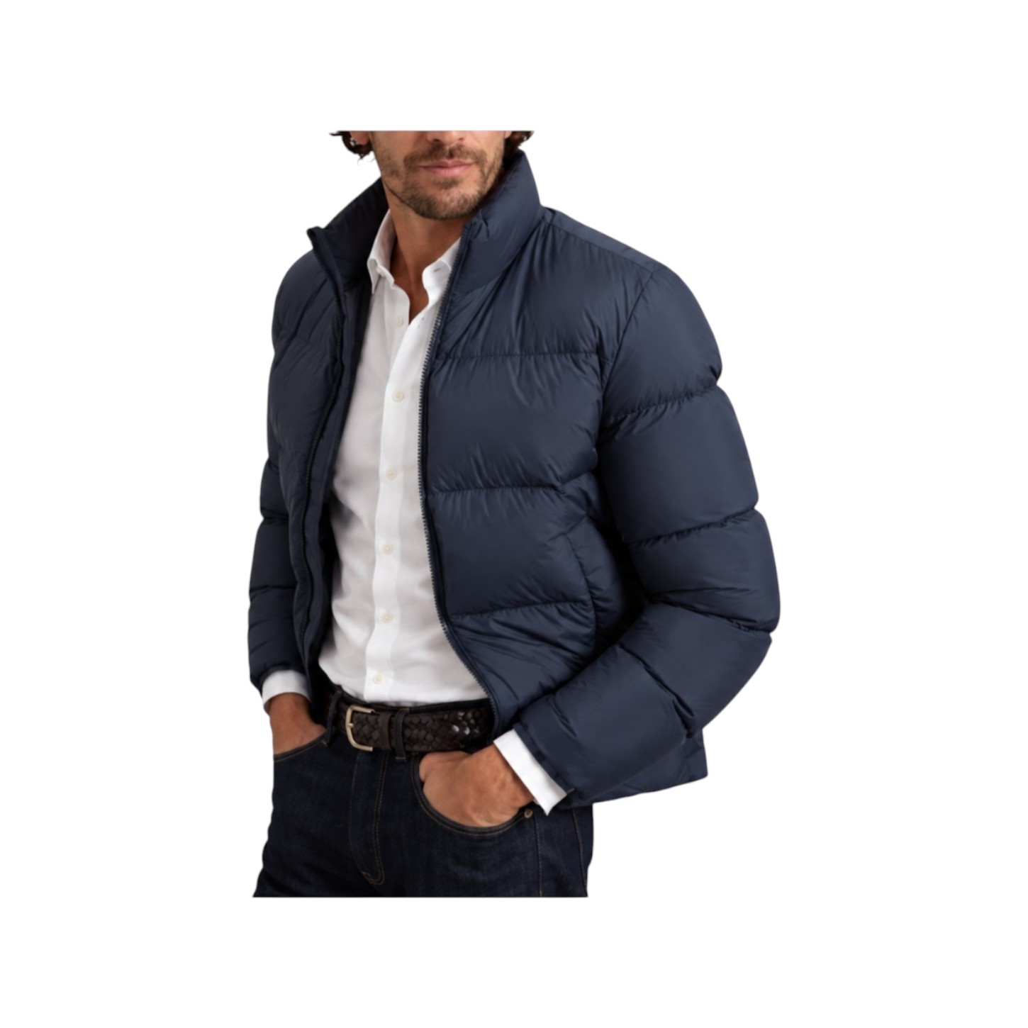 Woolrich | Cloud Eagle Jacket Melton Blue - Afbeelding 2