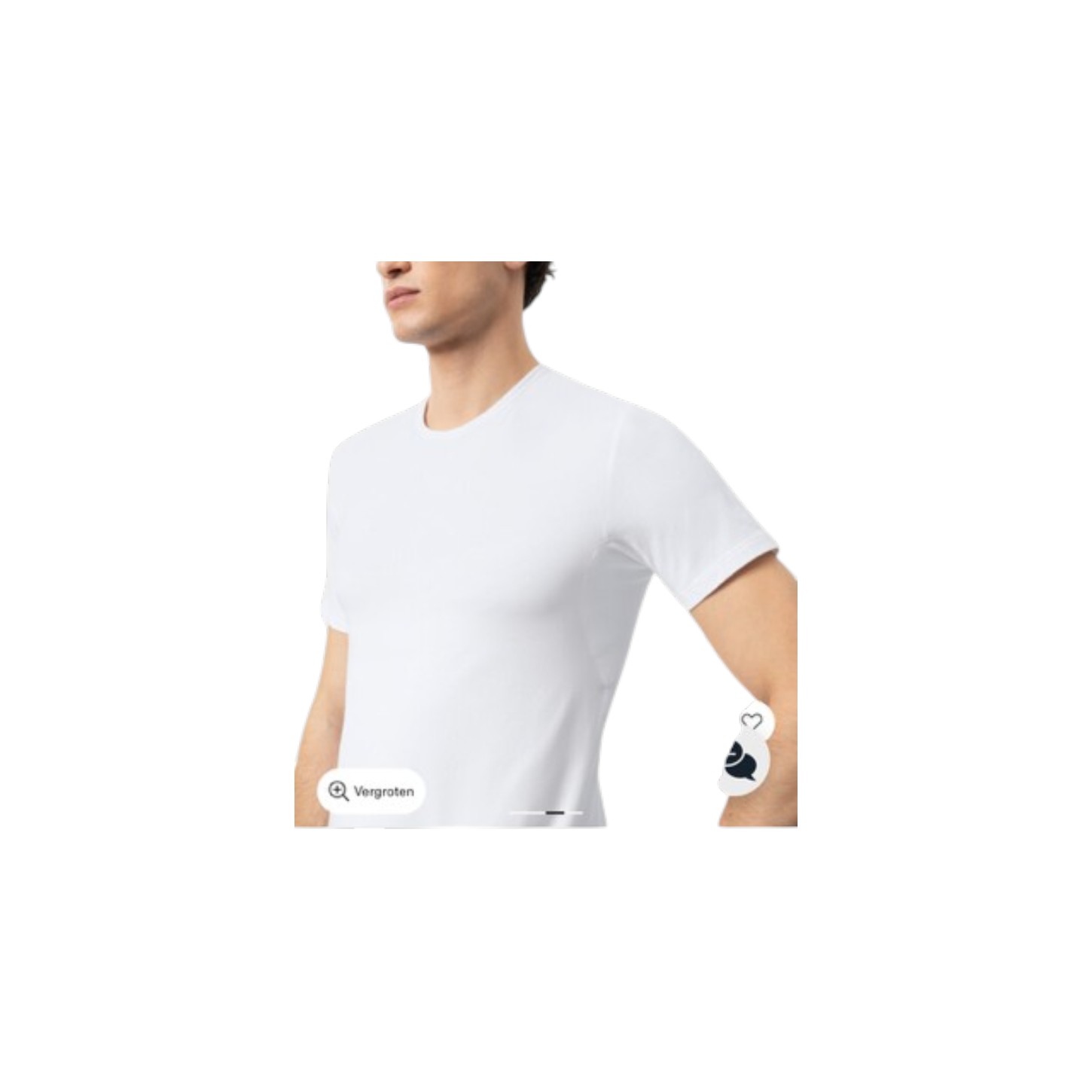 Mey. | 46082/101 crew-n wit - Afbeelding 2