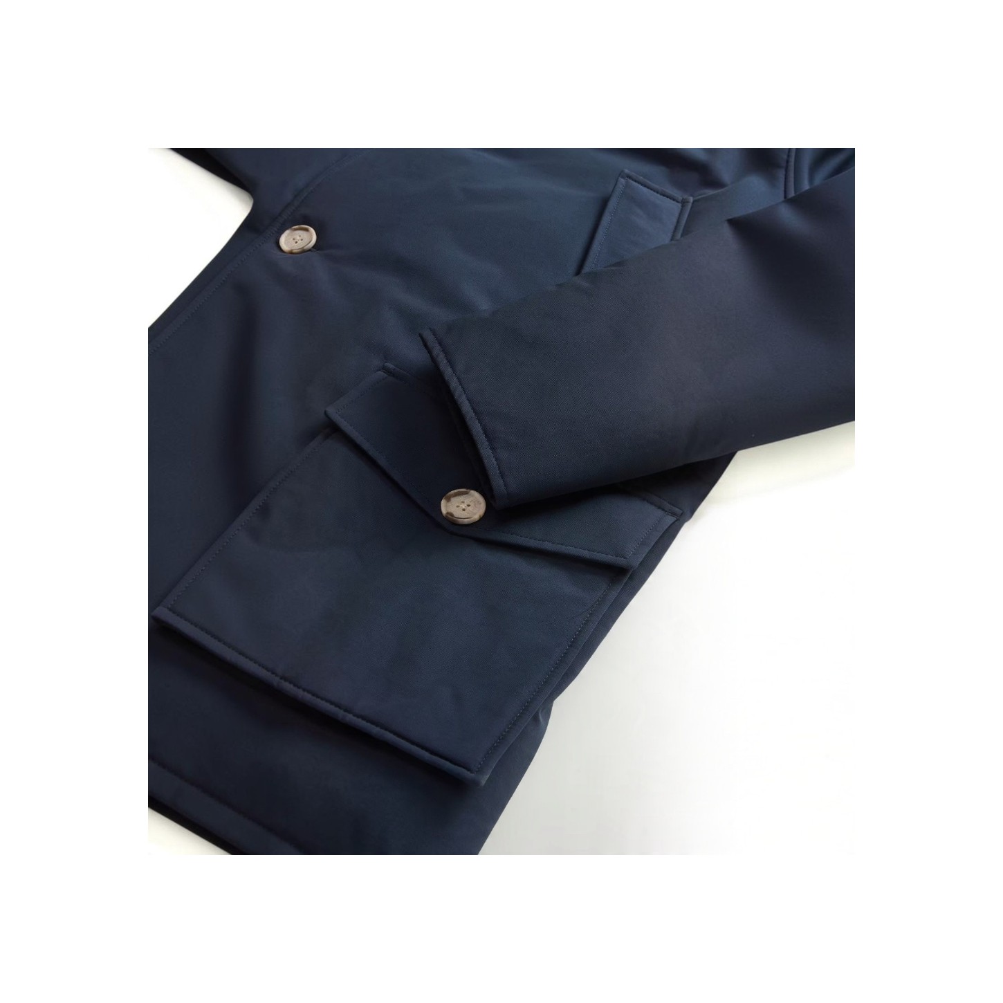 Woolrich | Artic Parka Melton Blue - MLB - Afbeelding 4